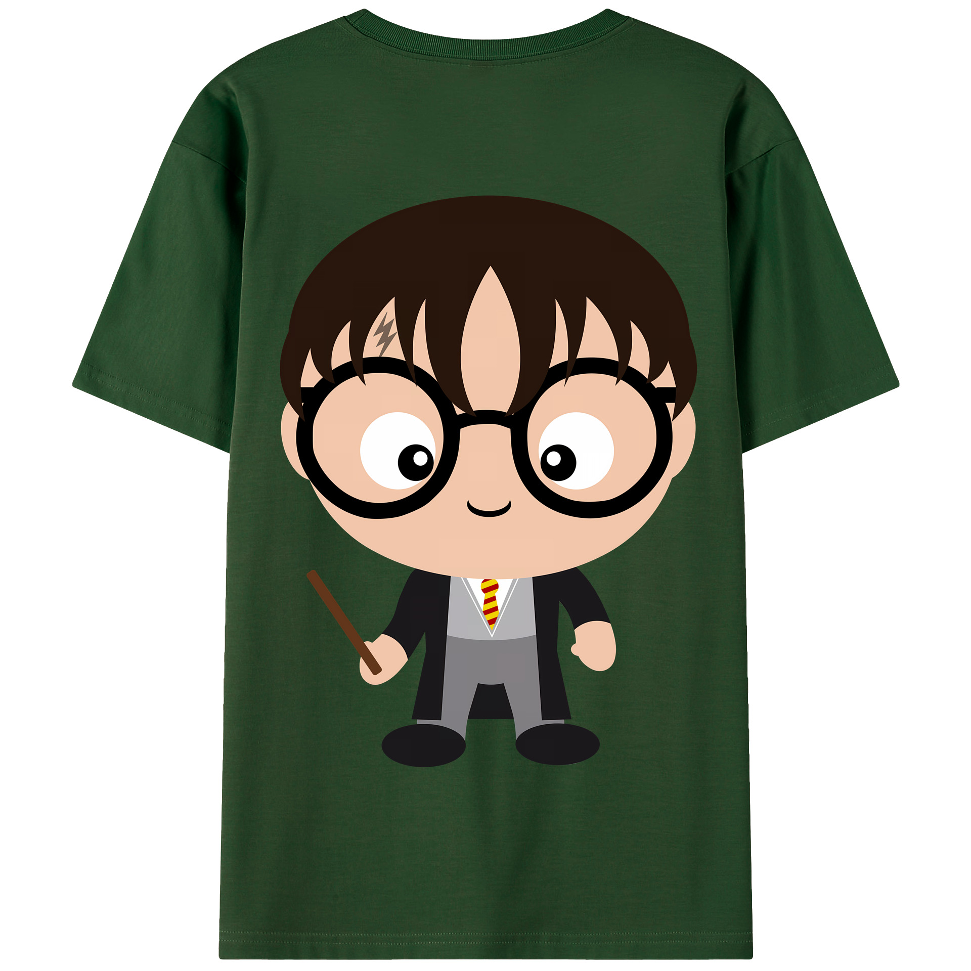 （画像用） Harry Potter ハリー・ポッターシリーズ 綿100％半袖Tシャツ（背面プリント）